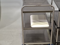 Rvs serveerwagen - afbeelding 2 van  7