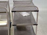 Rvs serveerwagen - afbeelding 3 van  7