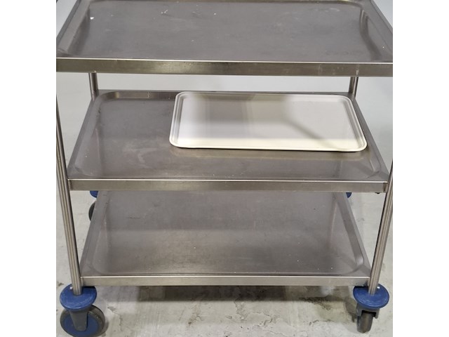 Rvs serveerwagen - afbeelding 3 van  7