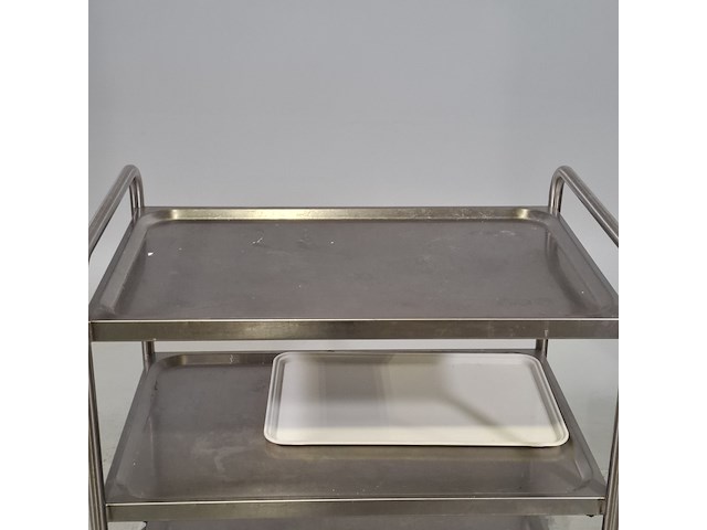Rvs serveerwagen - afbeelding 4 van  7