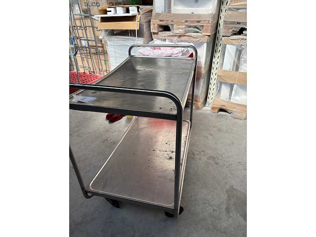 Rvs service wagen - afbeelding 2 van  4