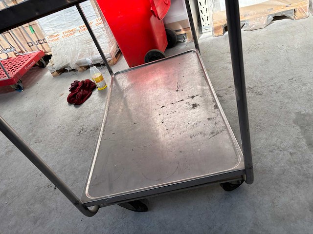 Rvs service wagen - afbeelding 3 van  4