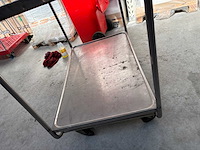 Rvs service wagen - afbeelding 3 van  4