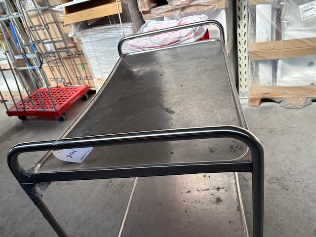 Rvs service wagen - afbeelding 4 van  4