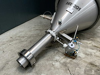 Rvs silo hopper met afsluiter - afbeelding 5 van  8