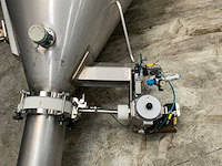 Rvs silo hopper met afsluiter - afbeelding 7 van  8