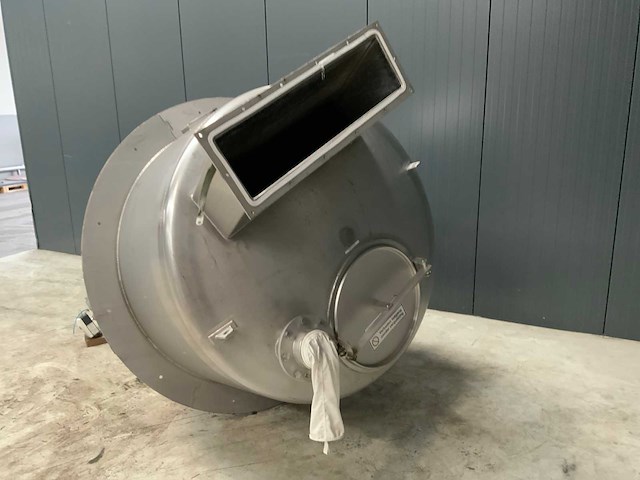 Rvs silo hopper met afsluiter - afbeelding 6 van  6