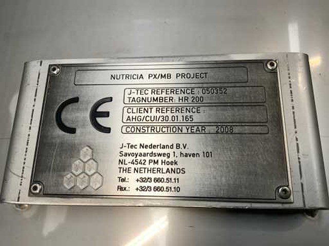 Rvs silo hopper met afsluiter - afbeelding 3 van  6