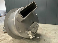 Rvs silo hopper met afsluiter - afbeelding 4 van  6
