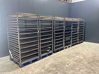 Rvs slagerijkarren (6x) - afbeelding 1 van  4