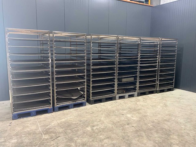 Rvs slagerijkarren (6x) - afbeelding 2 van  4