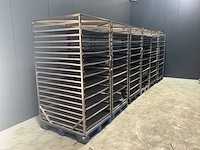 Rvs slagerijkarren (6x) - afbeelding 3 van  4