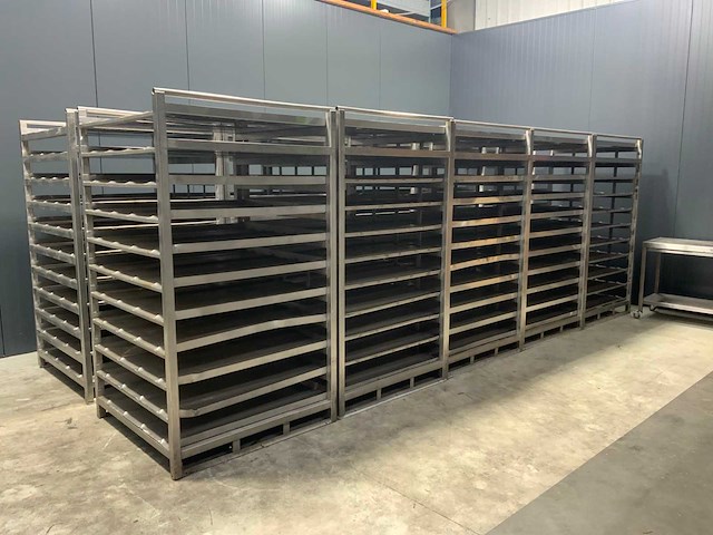 Rvs slagerijrekken (10x) - afbeelding 2 van  5