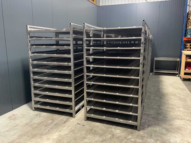 Rvs slagerijrekken (10x) - afbeelding 3 van  5