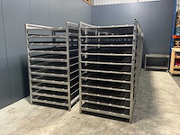 Rvs slagerijrekken (10x) - afbeelding 3 van  5