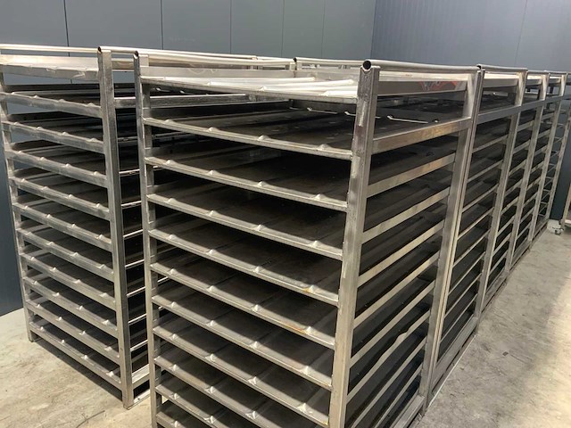 Rvs slagerijrekken (10x) - afbeelding 4 van  5