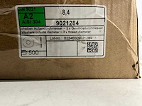 Rvs sluitringen 8,4x22,5 mm (2000x) - afbeelding 2 van  2