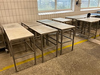Rvs snijtafel (12x) - afbeelding 1 van  2