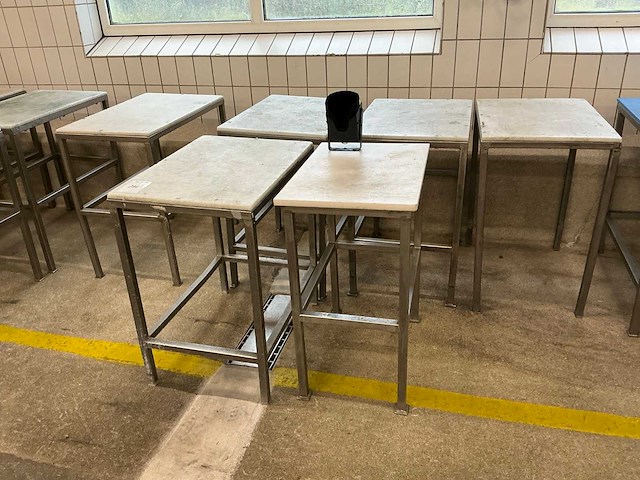 Rvs snijtafel (12x) - afbeelding 2 van  2