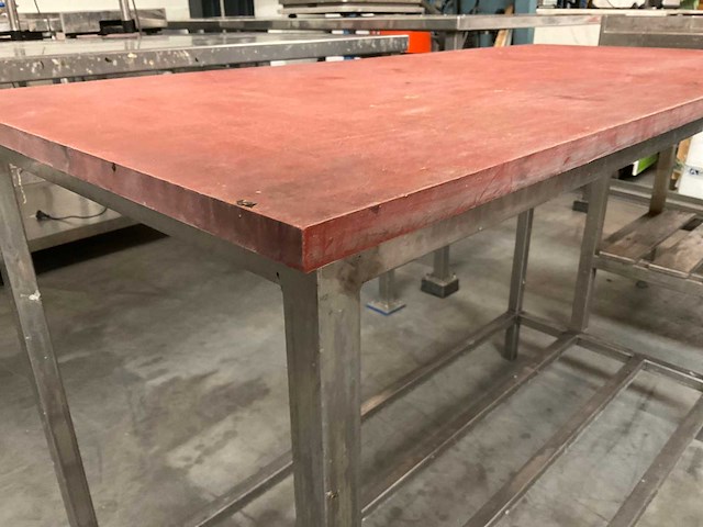 Rvs snijtafel (1300x600x890mm) - afbeelding 3 van  3