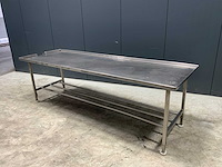 Rvs snijtafel - afbeelding 1 van  3
