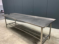 Rvs snijtafel - afbeelding 2 van  3