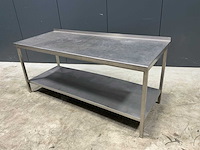 Rvs snijtafel - afbeelding 2 van  3
