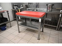 Rvs snijwerktafel - afbeelding 1 van  5