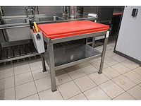 Rvs snijwerktafel - afbeelding 2 van  5