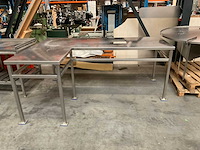 Rvs sorteertafel (2300x1600x960mm) - afbeelding 1 van  3
