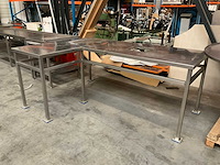 Rvs sorteertafel (2300x1600x960mm) - afbeelding 2 van  3