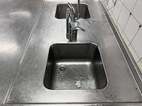 Rvs spoel- en werktafel eiland - afbeelding 3 van  8