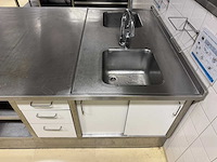 Rvs spoel- en werktafel eiland - afbeelding 5 van  9