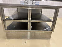 Rvs spoel- en werktafel eiland - afbeelding 4 van  9