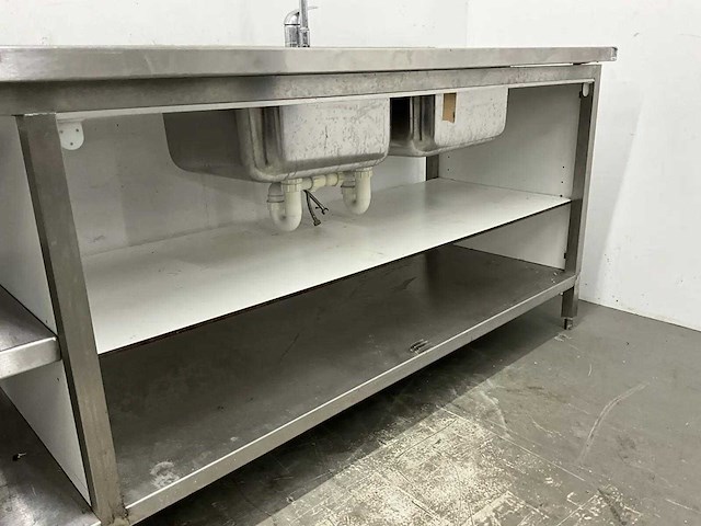 Rvs spoel- en werktafel - afbeelding 10 van  13