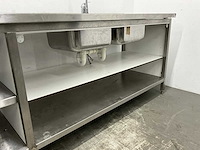 Rvs spoel- en werktafel - afbeelding 10 van  13