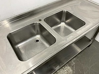 Rvs spoel- en werktafel - afbeelding 7 van  8