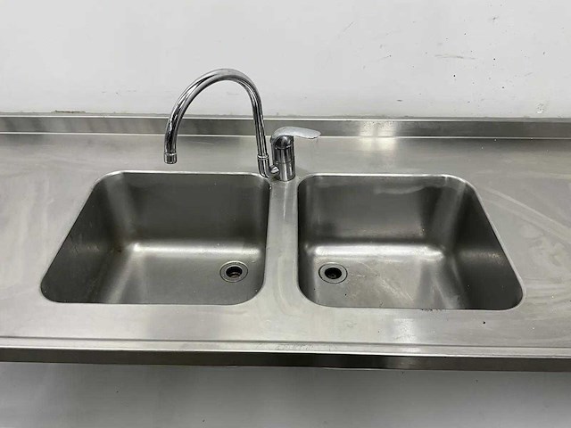 Rvs spoel- en werktafel - afbeelding 5 van  10