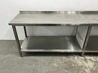 Rvs spoel- en werktafel - afbeelding 5 van  8