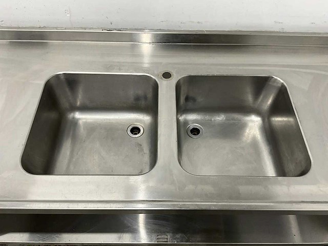 Rvs spoel- en werktafel - afbeelding 8 van  9