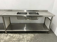 Rvs spoel- en werktafel - afbeelding 9 van  9