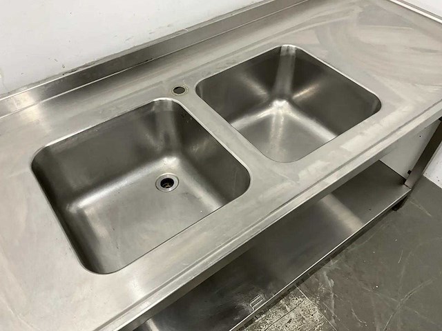 Rvs spoel- en werktafel - afbeelding 7 van  9