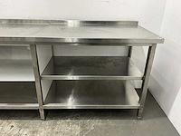 Rvs spoel- en werktafel - afbeelding 9 van  10