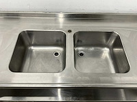 Rvs spoel- en werktafel - afbeelding 8 van  9