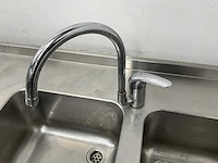 Rvs spoel- en werktafel - afbeelding 1 van  7