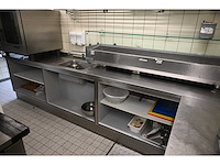Rvs spoel werkbank