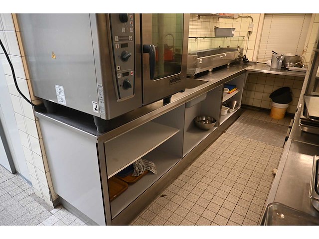 Rvs spoel werkbank - afbeelding 2 van  5