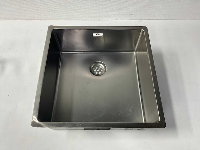 Rvs spoelbak 44x44x16,6 cm - afbeelding 2 van  5