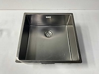 Rvs spoelbak 44x44x16,6 cm - afbeelding 2 van  5