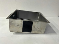 Rvs spoelbak 44x44x16,6 cm - afbeelding 3 van  5